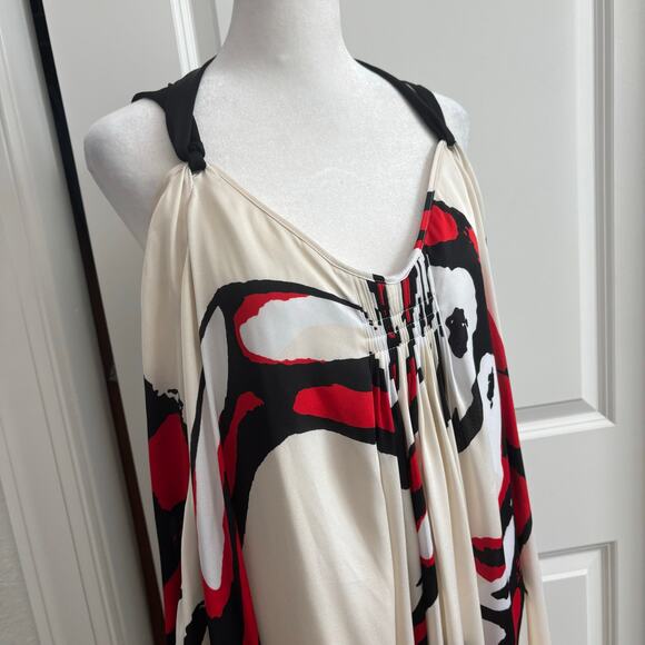 Malene Birger Women’s Handkerchief Scarf Dress Sz M Artsy Boho Art2Wear - Picture 10 of 13